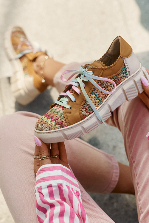 Ladies Leather Shoes Maciejka 05850-29 Multicolor