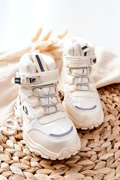 Insulated Snow Boots Light Beige Erila