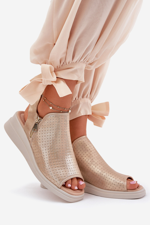 Women's Wedge Sandals Gold Mevinette