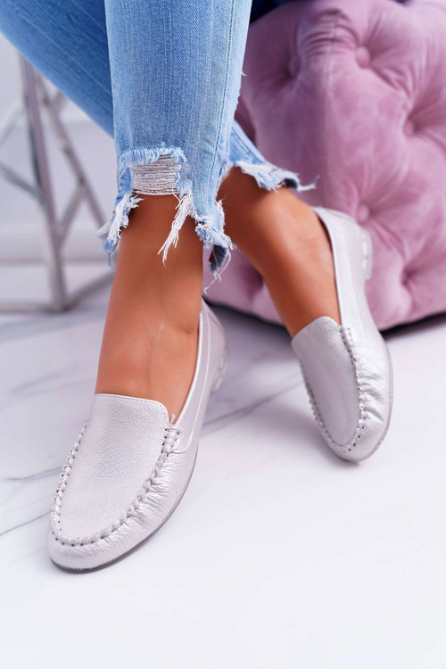 Women's Sergio Leone Pink Pearl Winted Moccasins