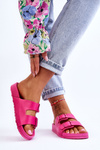Women's Platform Slides Fuchsia Vertigo