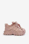 Women's sneakers on a chunky sole pink Ellerai