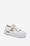 Women's Platform Sneakers With Decorative Detail White Annisae
