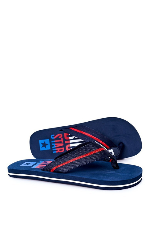 Men's Slippers Flip-Fops Big Star FF174478 Navy