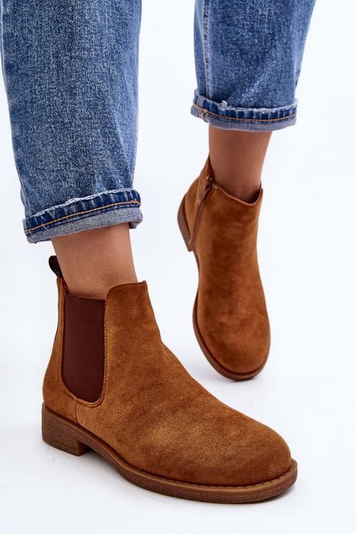 Low Women's Chelsea Boots Camel Sawarra