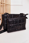 Multifunctional Quilted Messenger Bag NOBO NBAG-K1300 Black