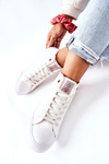 Women's High Sneakers Cross Jeans II2R4033C White