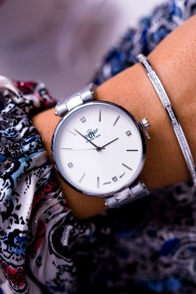 Women's Watch Michael John Silver Narsen