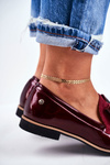 Women's Maciejka Semi Shoes Lacquered Loafers Maroon 04099-44/00-1