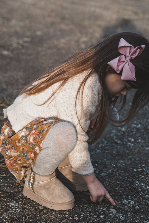 Children's Insulated Snow Boots Green Leonora