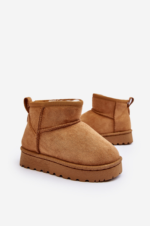 Children's Snow Boots Insulated Camel Nallita