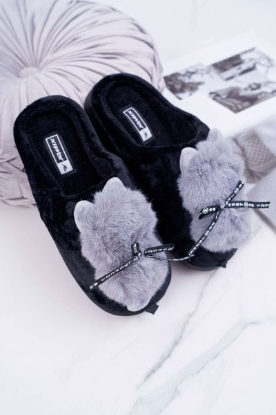 Ladies' Tootsie Fleece Kitten Black Kitty