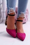 Women's Leopard Stiletto pumps Fuchsia Ferri