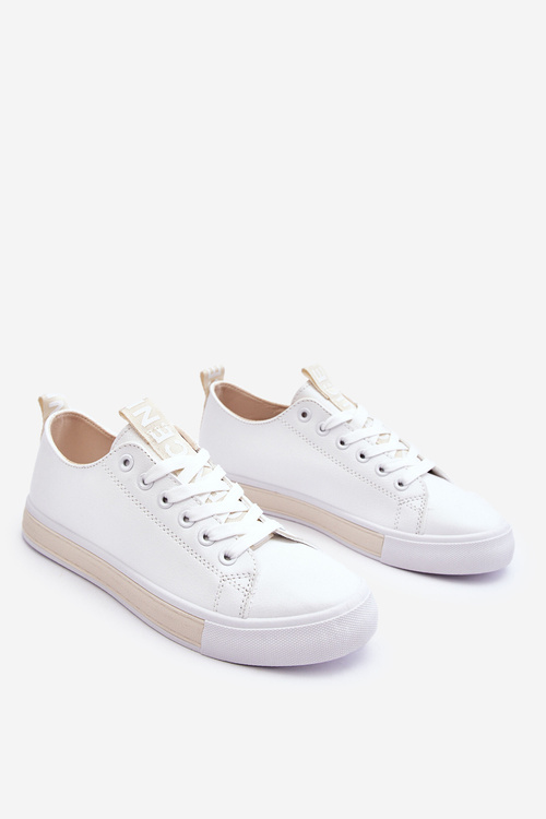 Women's Sneakers Classic White-Beige Ville