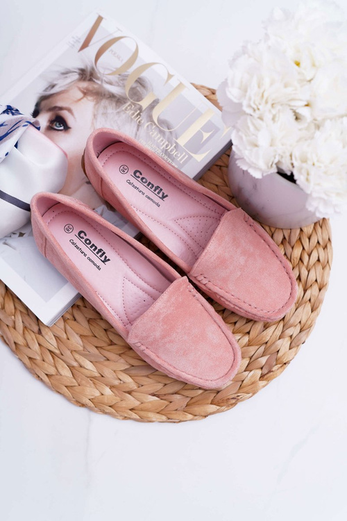 Mokassins Women's Comfortable Eco-suede Pink Lemma