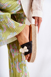 Women's Slippers On The Platform With Shells Black Tolia