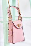 Small Women's Handbag With Ornament Pink Ellies