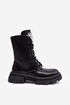 Women's Workery Boots with Decoration Black Ventora