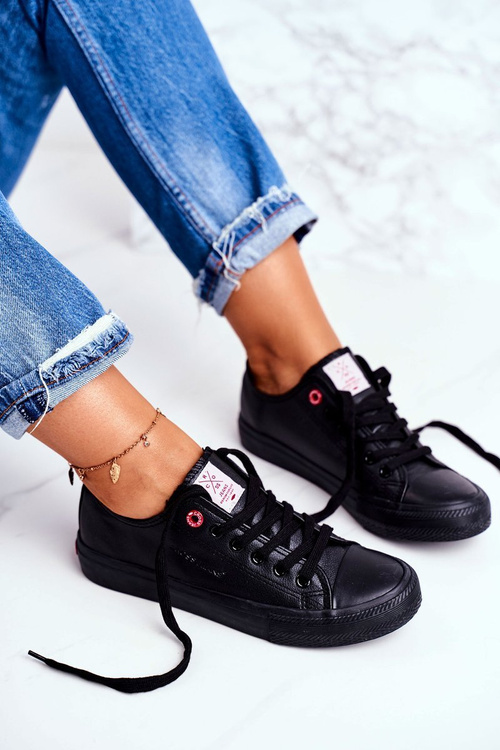 Women's Sneakers Cross Jeans Black DD2R4029
