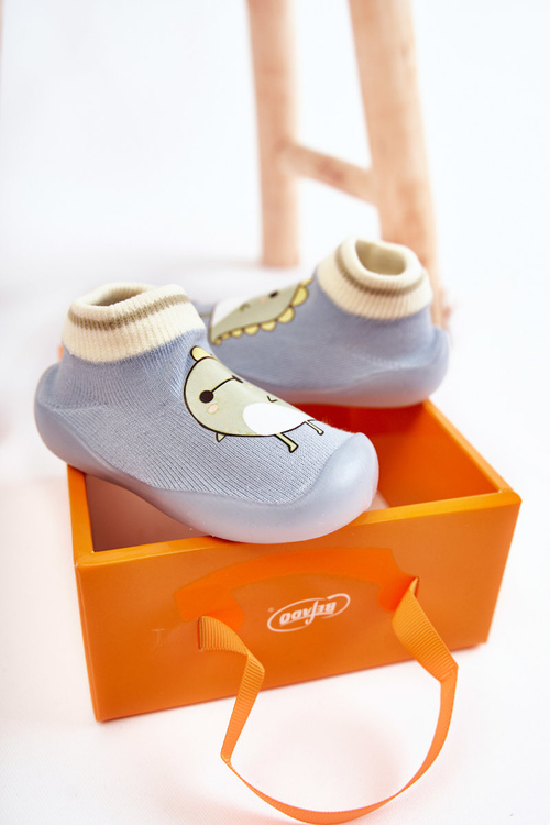 Children's slippers Niechodki Befado 002P025 Blue
