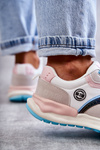 Women's sports sneakers Big Star KK274097 White and Pink