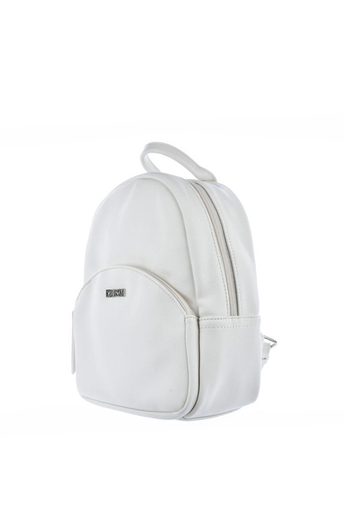 Leather Backpack Big Star JJ574125 White