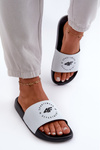 Women's Slides 4FMM00FFLIF044A-10S White-Black