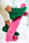 Buty Sportowe Wsuwane Damskie Zielone Dalmiro