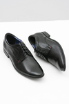 Men's Bednarek Elegant Leather Business Shoes Black Gaspare
