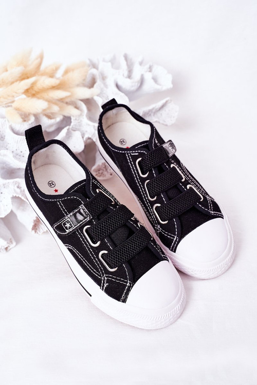 Children's Velcro Sneakers Black Avengers
