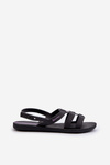 Sandały Damskie Płaskie Czarne 83516 Ipanema Style Sandal Fem