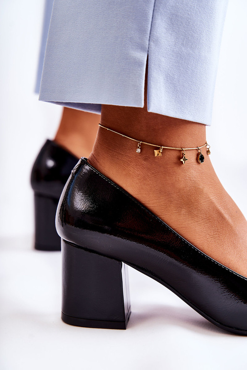 Leather Pumps Sergio Leone PB411 Black