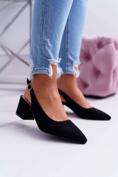 Women's Stiletto pumps Black Contrail