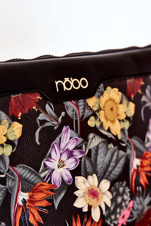 Big bag NOBO M2010-CM20 Flowers Black