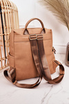 Women's Leather Backpack NOBO NBAG-K1800 Beige
