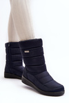 Warm Wedge Snow Boots Black Calena