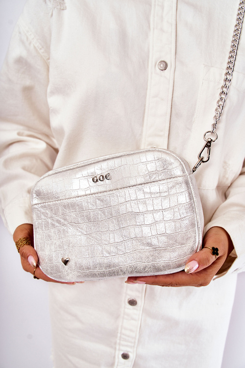 Leather Messenger Bag GOE ZNJ021 White