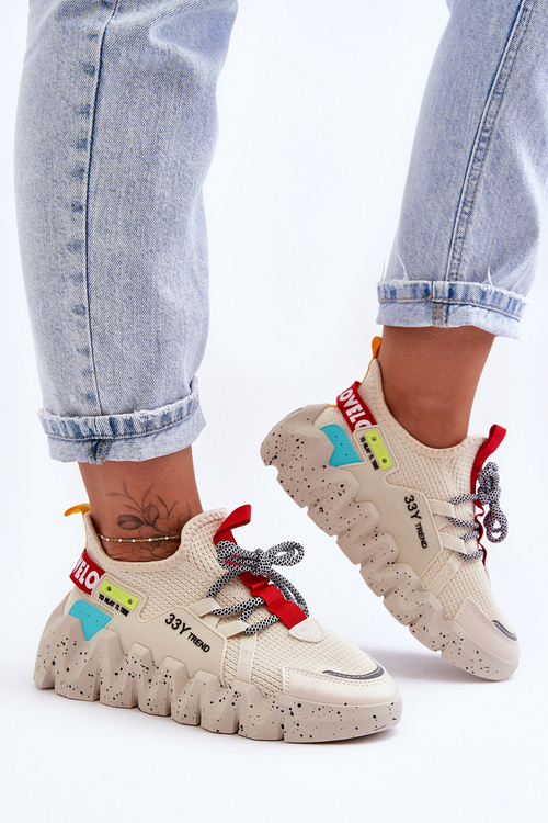 Slip-on Trendy Sneakers Beige Evolution