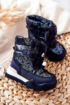 Children's Insulated Snow Boots Navy Dessa