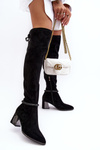 Women's Over-the-Knee Boots on Heel D&A MR870-65 Black
