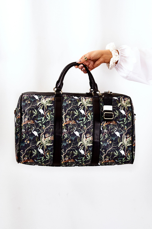 Large Travel Bag NOBO M3150-CM13 Animals Navy blue