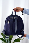 Women's Backpack Big Star II574043 Navy Blue