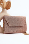 Decorated Formal Bag Clutch Edela Pink