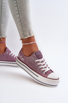 Women's sneakers on a thick sole Lee Cooper LCW-24-31-2219 purple