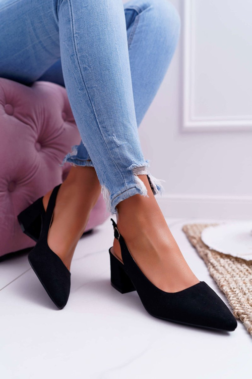 Women's Stiletto pumps Black Contrail