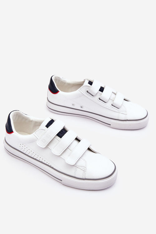 Men's Velcro Sneakers Big Star LL174632 White