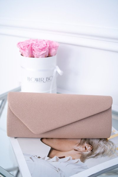 Women's Brocade Handbag Pink Clutch Bag