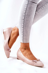 Leather Dugout pumps with Heels Monnari 0590-M04 Light pink
