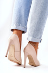 Classic Monnari Stilettos 0180-015 Beige