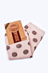 Women's Cotton Polka-Dot Socks COSAS Beige